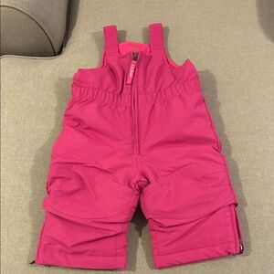 L.L. Bean Kids Fuchsia Ski Bib Snow Suit